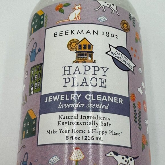 Beekman 1802 Happy Place Lavender Jewelry Cleaner 8oz & 4oz Bottle Set - Picture 7 of 7